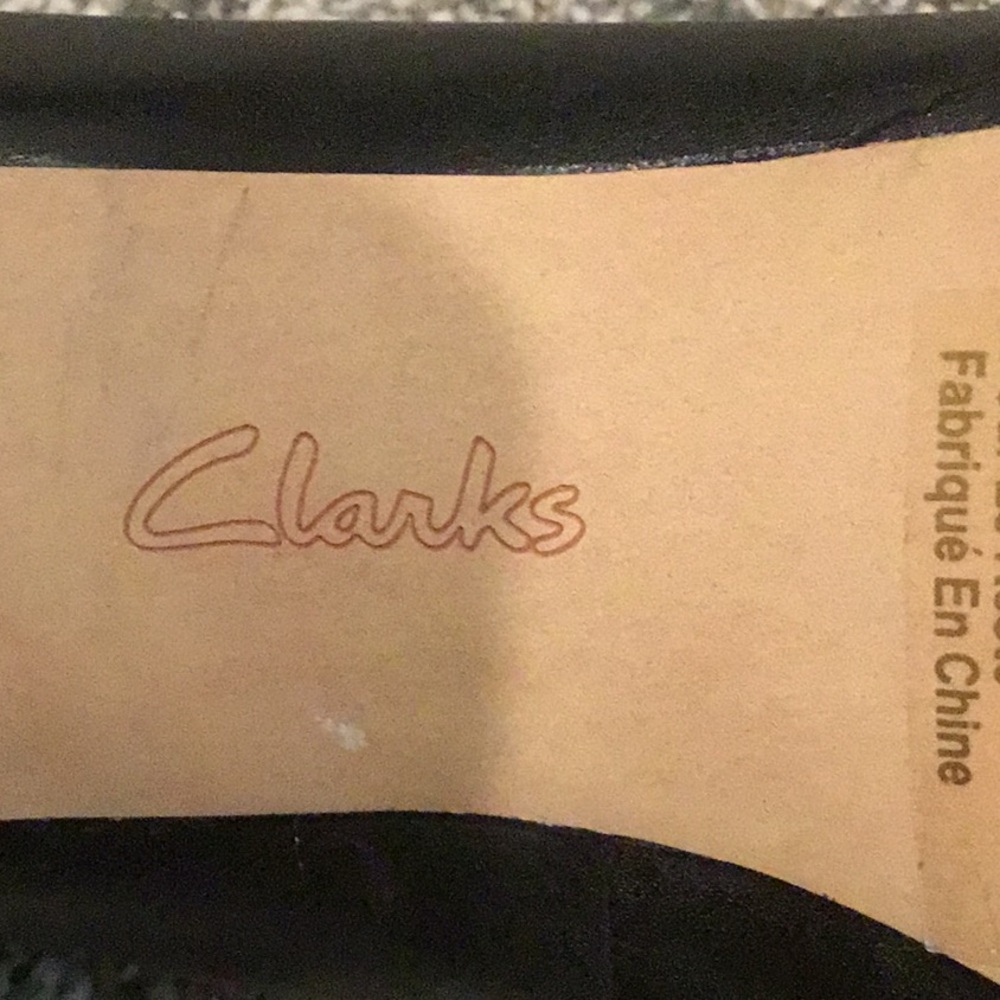 Clarks, black pumps, size 7 - Picture 3 of 3